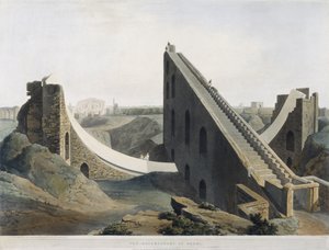 The Observatory at Delhi, plate XIX from Oriental Scenery, pub. 1808